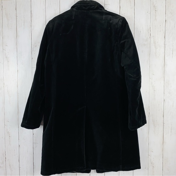 Anne Klein Womens Coat Size 10 (M) Black Velvet Dupont Thermolite Insulation - Picture 4 of 9